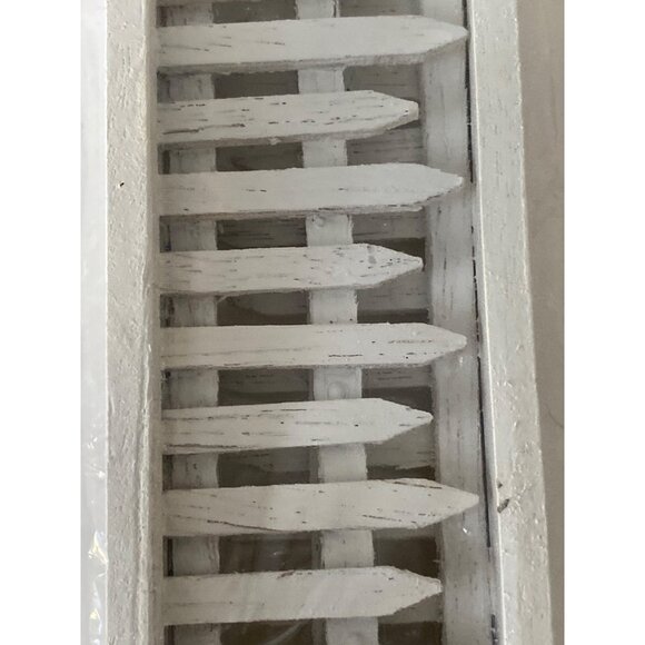 VTG Doll House Miniature Picket Fence Outside Village Decor Accessory Shadow Box - Picture 5 of 13